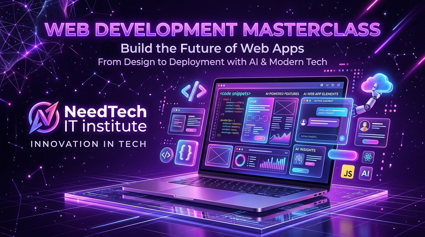 AI web application project built during practical IT training