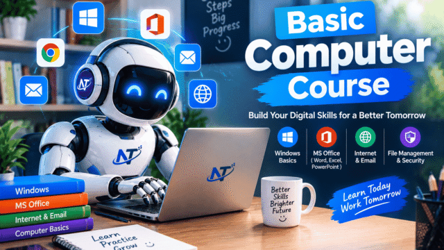 Basic Computer Course with MS Office and ChatGPT AI at NeedTech IT Sreemangal