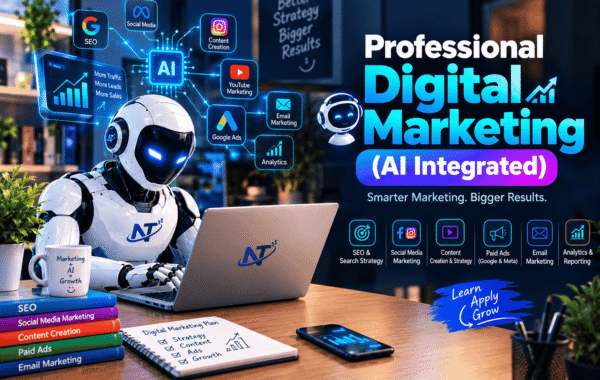 Professional Digital Marketing Course with AI Tools at NeedTech IT Sreemangal