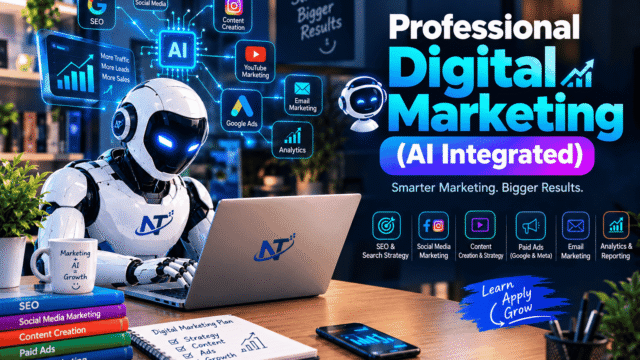 Professional Digital Marketing Course with AI Tools at NeedTech IT Sreemangal