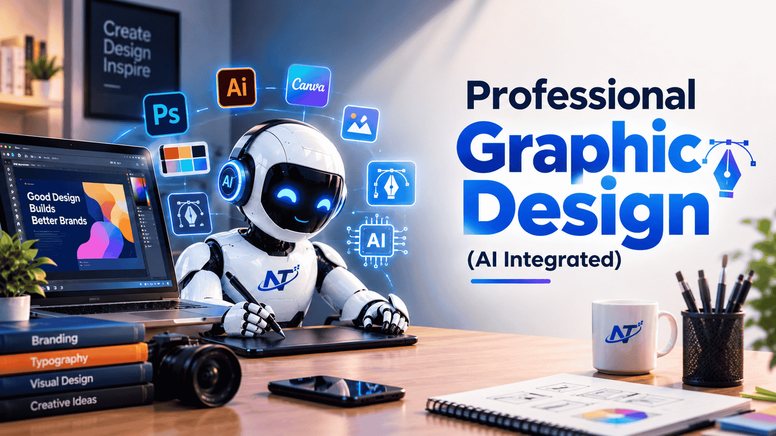 Professional Graphic Design (AI integrated)